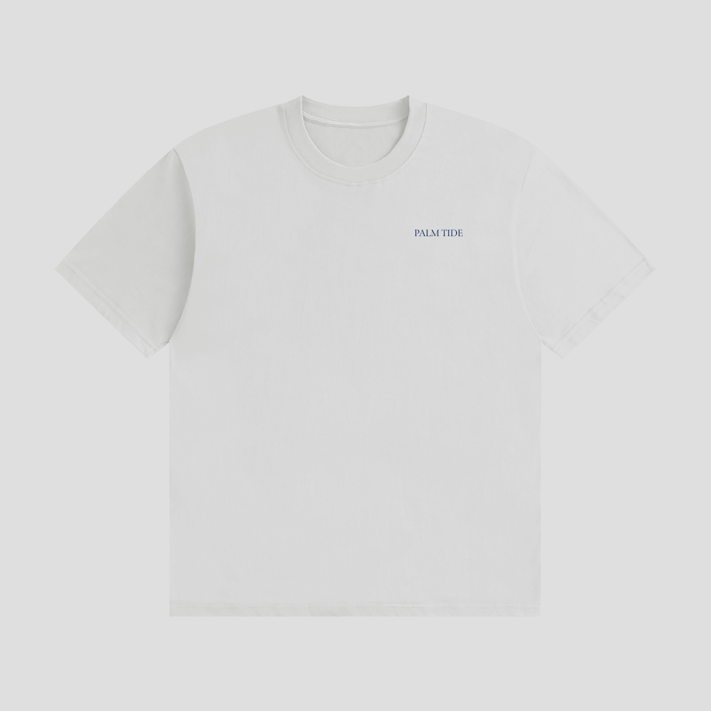 USA Tee in white, front with chest mark